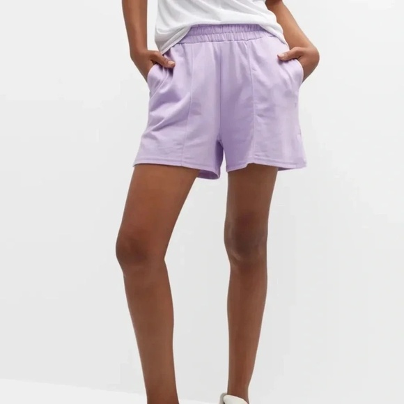 Sweaty Betty Women's After Class Shorts Lilac Purple Size 4 High Waist Casual - Picture 1 of 12